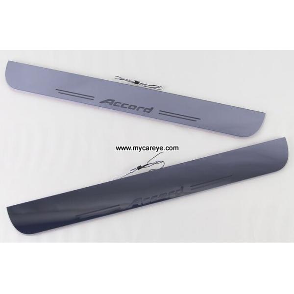 Sell auto accessory LED light car door sill scuff plate for Honda Accord
