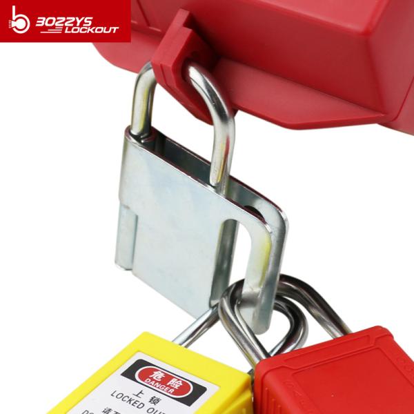 Sturdy 8 Padlocks Butterfly Shape Safety Lockout Hasp Rust Proof