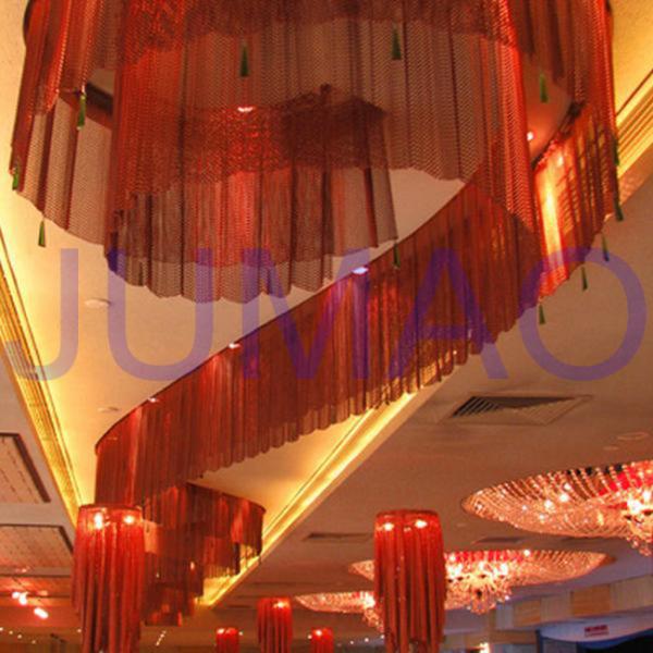 Decorative Acid Resistant Metal Mesh Shower Curtain Versatile For Night Club