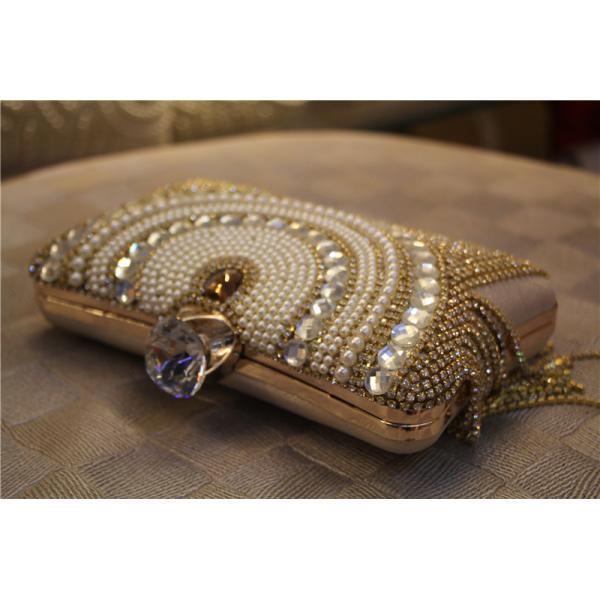 European and American high-grade diamond Wristlet banquet bag ladies banquet princess