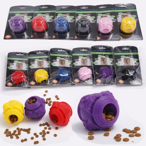 Pet Puzzle Bite Resistant Dog Bite Leaky Ball Teeth Grinding Teeth Healthy Pet Toy Food Card