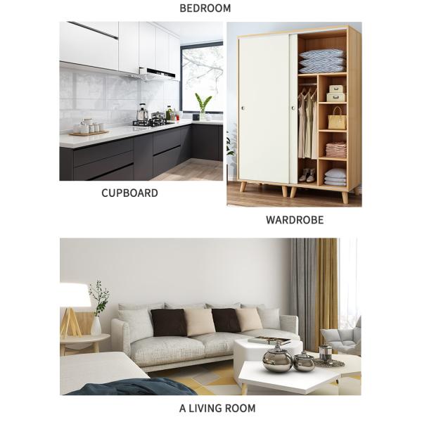 Red Soft Touch Wallpaper 100m Roll Fire Proof Wallpaper For Kitchen