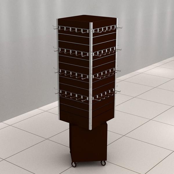Modern Transparent Display Pegboard Stand for Sneaker Storage and Clothing Display
