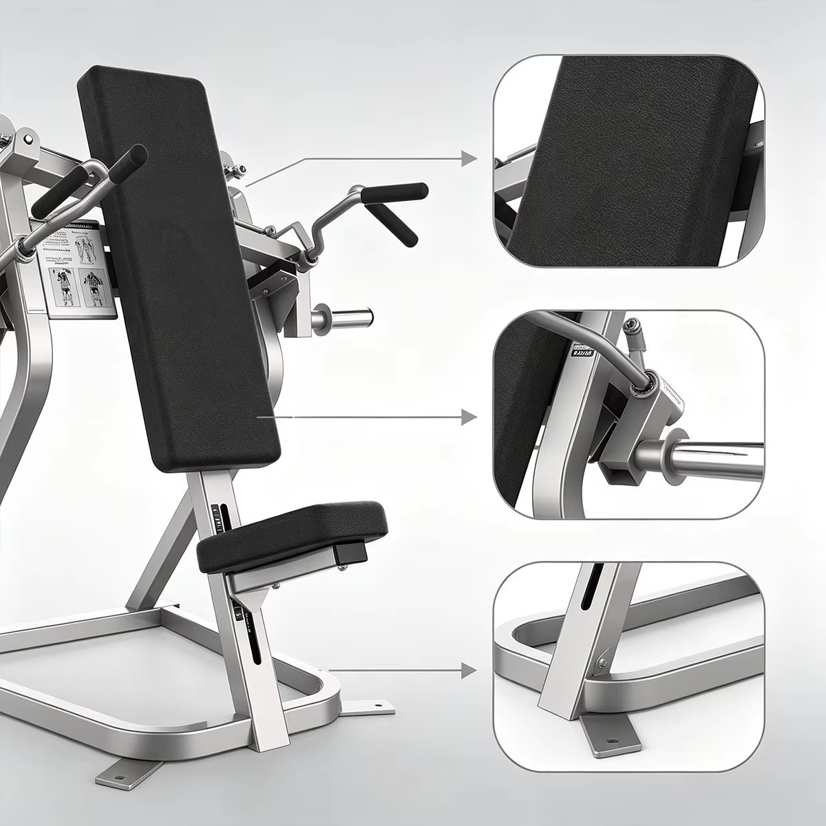 XS08 Shoulder Press Machine | Commercial Plate Loaded Upper Body Gym Equipment