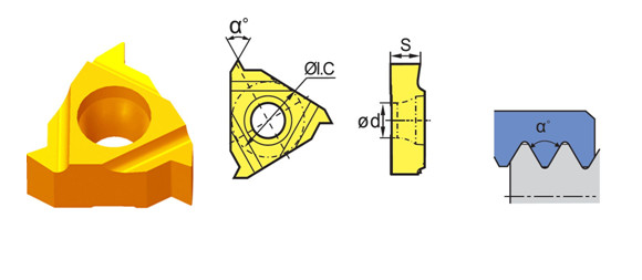 LT16.01N-A60,Abrasion Resistance Carbide Teeth Inserts / Small Carbide Insert Coatings