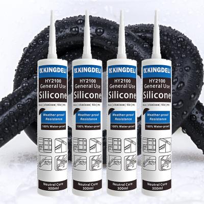 ISO9001 Neutral Silicone Sealant Transparent Aquarium Glass Silicone Sealant Clear Glue