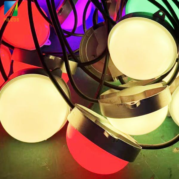 High Power 9W DC24V Addressable 100mm LED Pixel Dot Light DMX Control RGB Module for Architectural Lighting