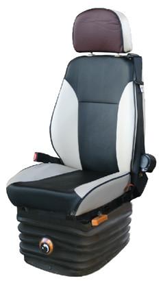 Wear Resistant Air Suspension Truck Seats Fireproof Foam Anti Rust Treatment