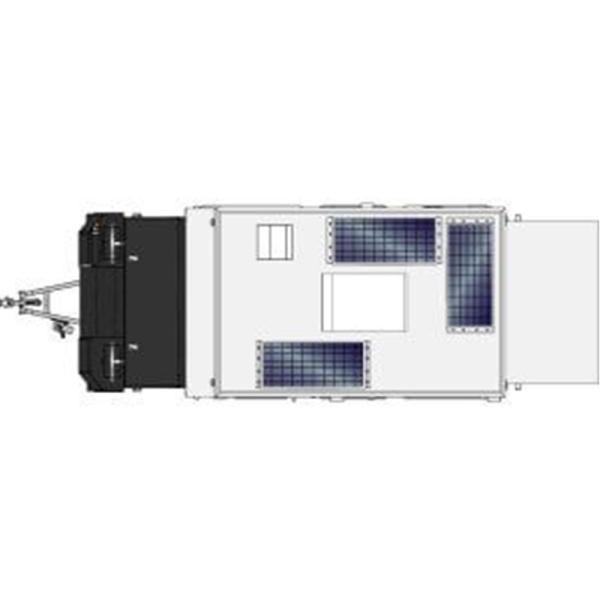 Le seul double poids de remorque de campeur de personne de l'axe 2 varie la petite remorque d'Off Road