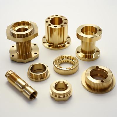 Peças sobressalentes de latão CNC Moagem de máquinas CNC Peças de torneamento de torno CNC de precisão