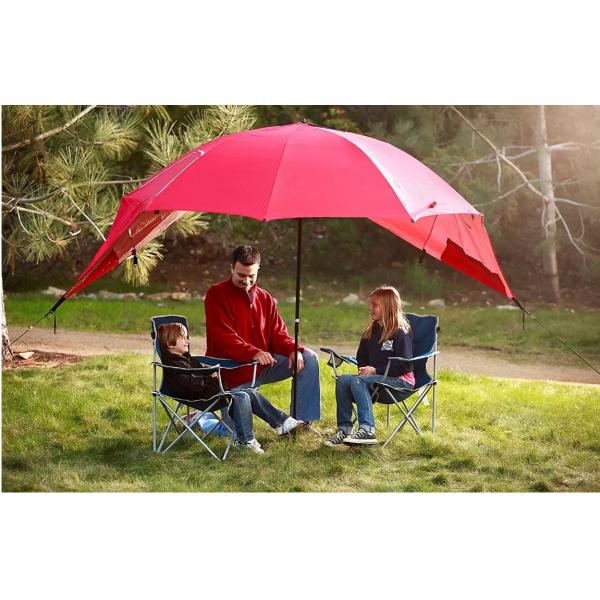 Multifunctional Assembly Tent Beach Umbrella for UV Protection and Windproof Design