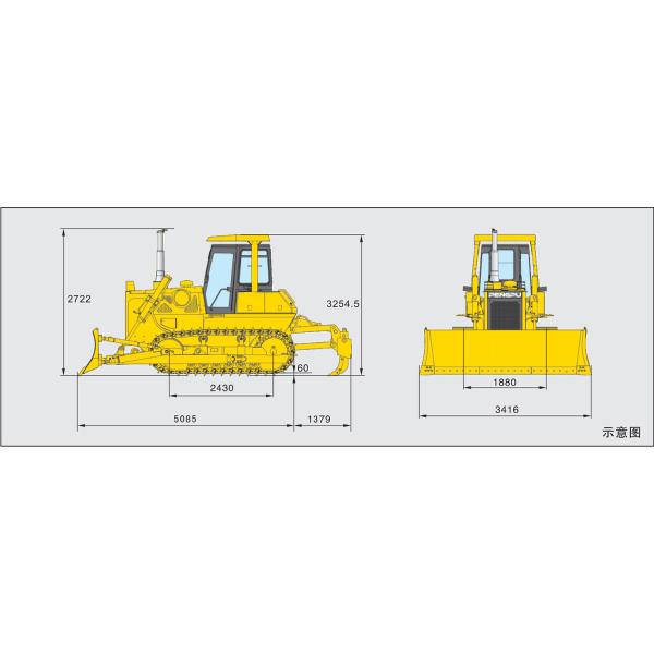 LGSD2165 LTXG 180HP Crawler bulldozer
