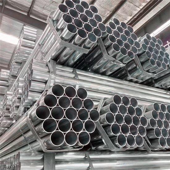 Hot Rolled Galvanized Round Pipe 6mm - 76mm Tube Diameter High Strength