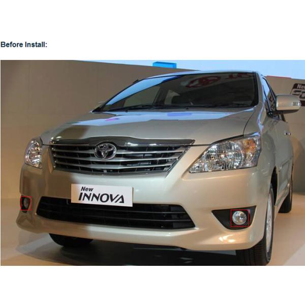 TOYOTA Innova car front fog LED lights DRL daytime running light for sale