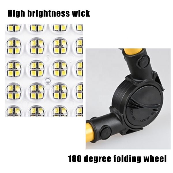 High-Power Portable Charging Floodlight  Adjustable Emergency Lighting Camping, Construction Sites, Home Use