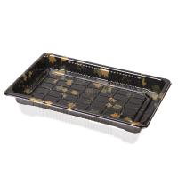 Sushi plástico impresso Tray Recyclable Dustproof do picosegundo
