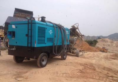 Eficiência elevada diesel portátil 790Cfm 265Psi do compressor do parafuso de Cummins Engine