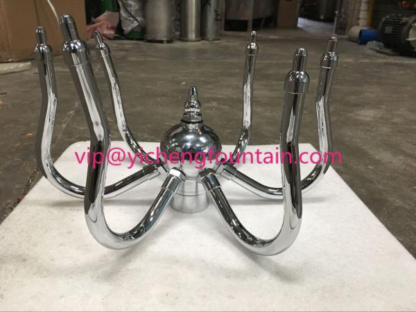 Rotating Water Fountain Nozzles Twist Revolving Effect Pond Fountain Nozzles