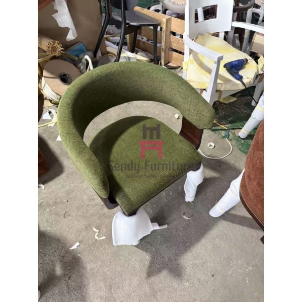 Artisan-Crafted Solid Wood Dining Chair with Seamless Design