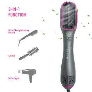 Ihongsen Adjustable Temperature Hair Dryer Brush For Natural Hair