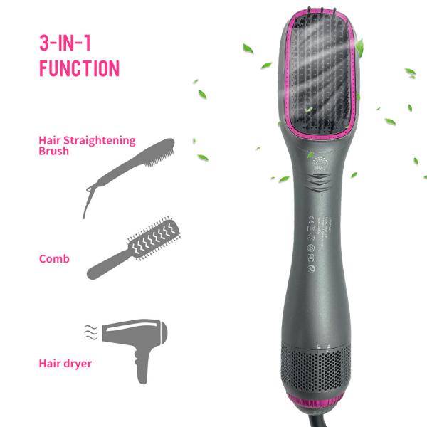 Ihongsen Adjustable Temperature Hair Dryer Brush For Natural Hair