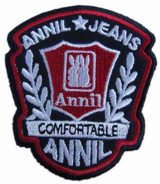 Twill Embroidered Fabric Cloth Patch Iron On Merrow Border 9C Color