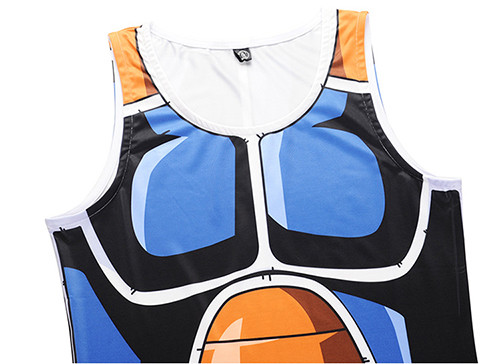 Manga Dragon Ball Raditz Custom Anime T Shirts With Printing Anti Wrinkle