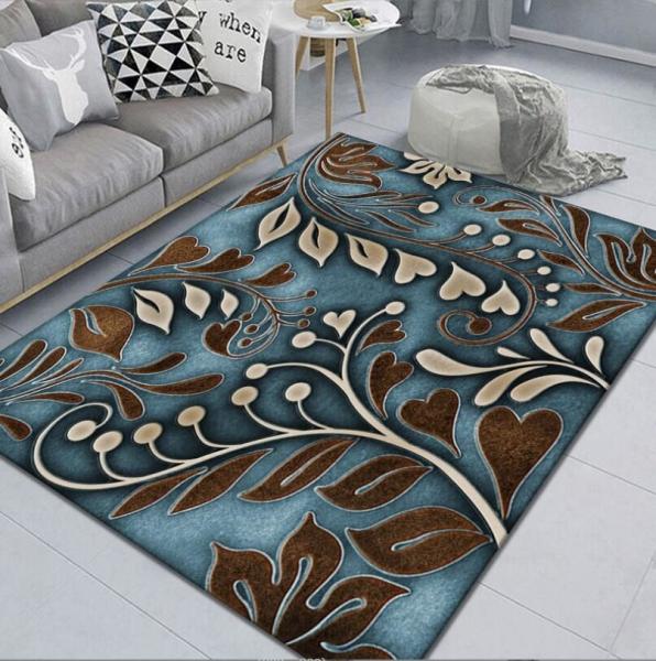 North European Garden Polyester Fiber Living Room Floor Carpet Stripping Special Style