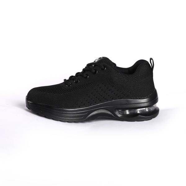 Unisex Steel Toe Leather Work Shoes Mesh Tongue Metal Eyelets Sport PU Outsole Boots Safety Shoes