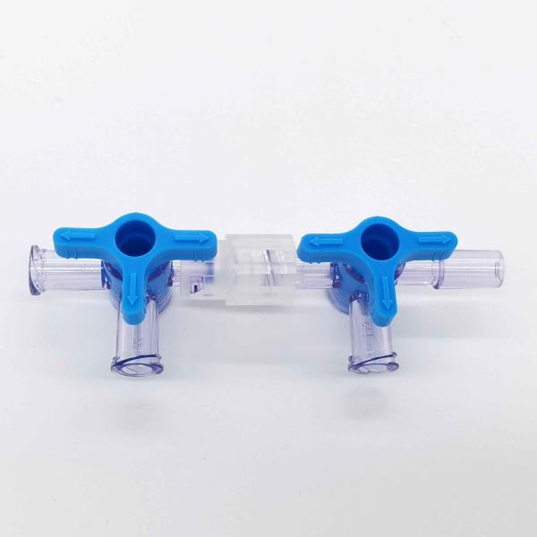Disposable Surgical Plastic Three Way Stopcock Flow Control Luer Stopcock Valve