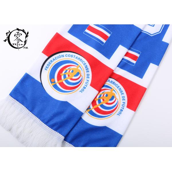 Costa Rica Custom Soccer Scarves , Netherlands Football World Cup Scarf