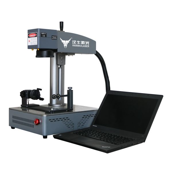 30W Handheld Portable Fiber Laser Marking Machine with 0.001mm Precision Air-Cooled Design
