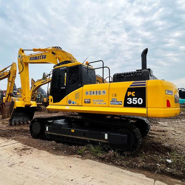 Used Komatsu PC350-7 Excavator 1.4m3 Capacity Bucket 605L Large Fuel Tank