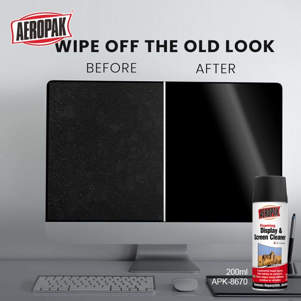 Aeropak 200ml Eco-Friendly Aerosol Computer & Mobile Phone Screen Cleaner Spray