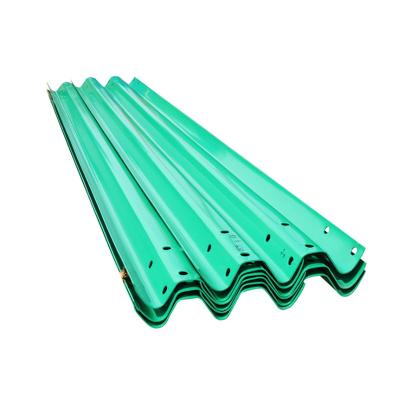 Q235 Q345 Galvanized Steel Three Bend Guardrail for Outdoor Security Durable Material