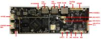 RoHS Industrial Embedded System Board Custom ARM Board Dual Display