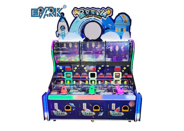 Arcade Shooting Ball Ticket Redemption Game Machine 3 Players Coin Operated