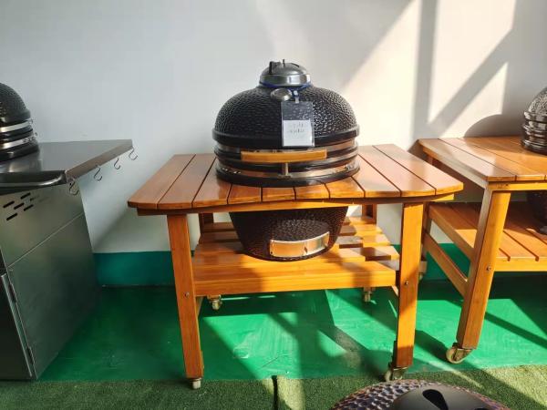 Wine Ceramics Charcoal Kamado Grill Smoker Stainless Steel Accessories