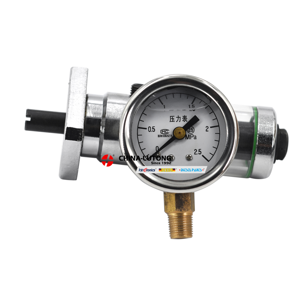 VE plunger travel tester with pressure gauge for diesel pump common rail diesel high pressure tester