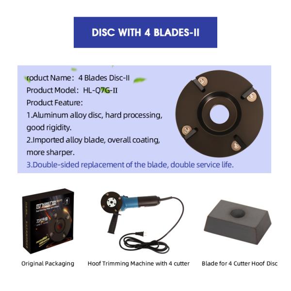 Длинный диск точильщика утески копыта срока службы 4PCS больше чем 800 коров
