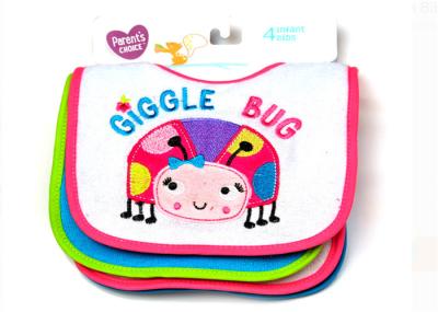 Customized Baby Feeding Bibs For Drooling Class A Standard Eco Friendly