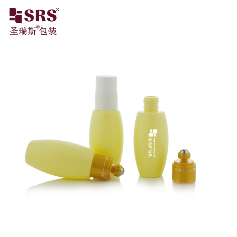 KG1-45ML Empty Custom Color Plastic Roller Ball Bottle With Switch For Anti-Itch Liquid
