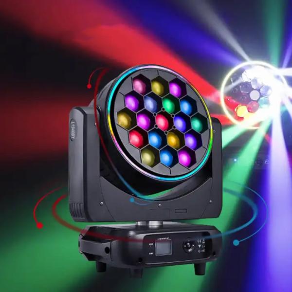 19X40W Stage Wash Professional Show Lighting With Pixel Circle