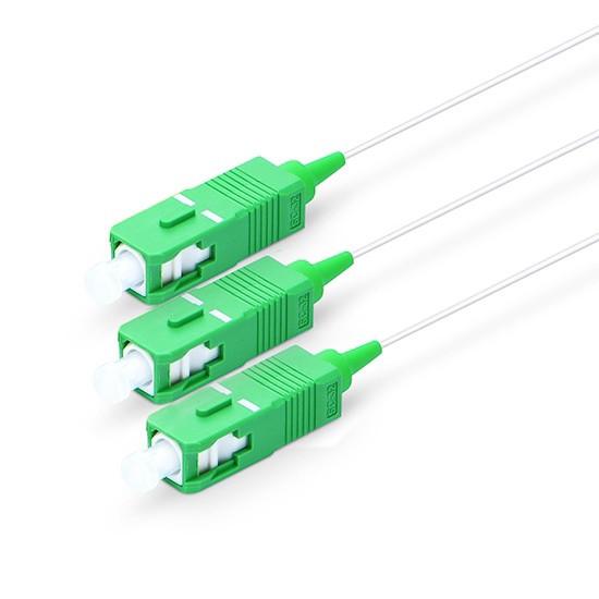 Mini 900um Plc Splitter 1x2 , SC/APC Single Mode Fiber Splitter