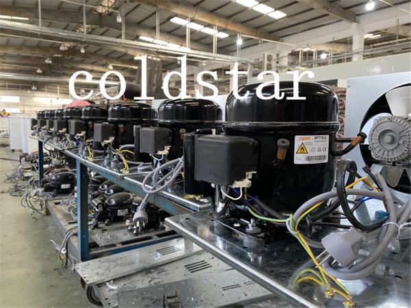 Cold Drink&Ice Cream Upright Display Deep Freezer with Fan Cooling System