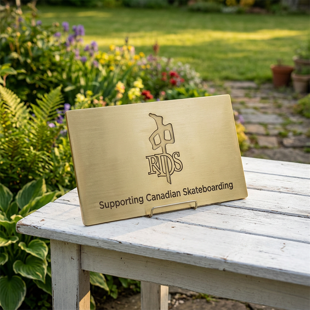 Custom High‑Quality Brass Etched Sand‑Blasted Metal Nameplate