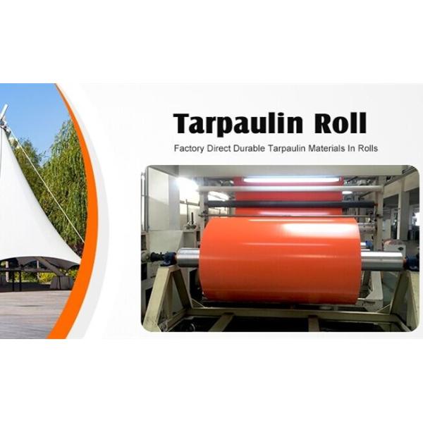 PVC 1000gsm покрыл брезент PVC трейлера брезента покрытый ножом