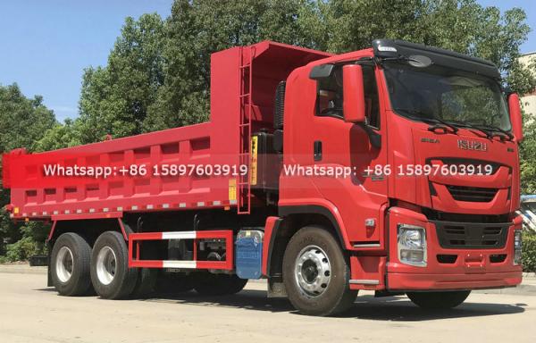 ISUZU GIGA 6X4 460HP 20 tonnes camion à décharge 25 tonnes camion à décharge 18m3 20cbm camion à décharge bas prix Ventes d'usine