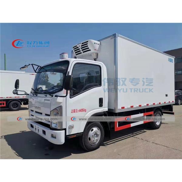 5 тонн ISUZU Refrigerated тележка коробки для рыб перехода