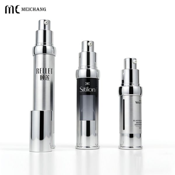 15ML/18ML/20ML/30ML Electroplated Airless Pump Bottle for High-Tech Skincare Packaging（MC-260)